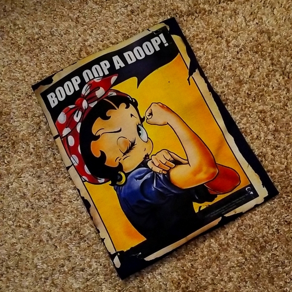 Betty Boop Tops - Betty Boop "Rosie Riveter" Tee